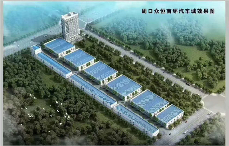 眾恒新能源汽車城效果圖
