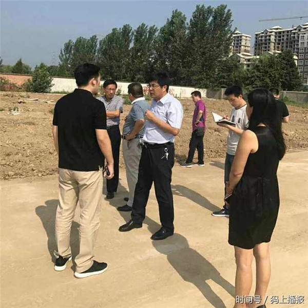 周口川匯區副區長徐釗視察眾恒新能源汽車物流園工地